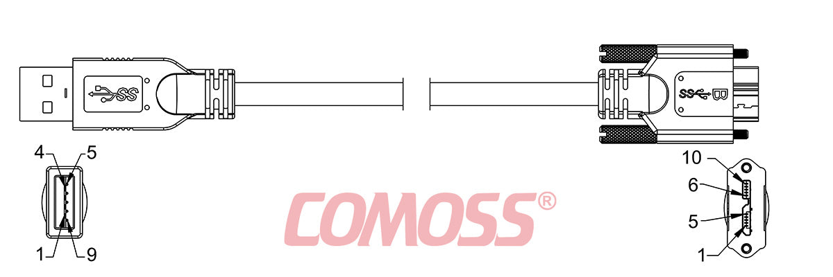 USB3C-A/1-CS/1-_M-HF(Black,OD7.0)
