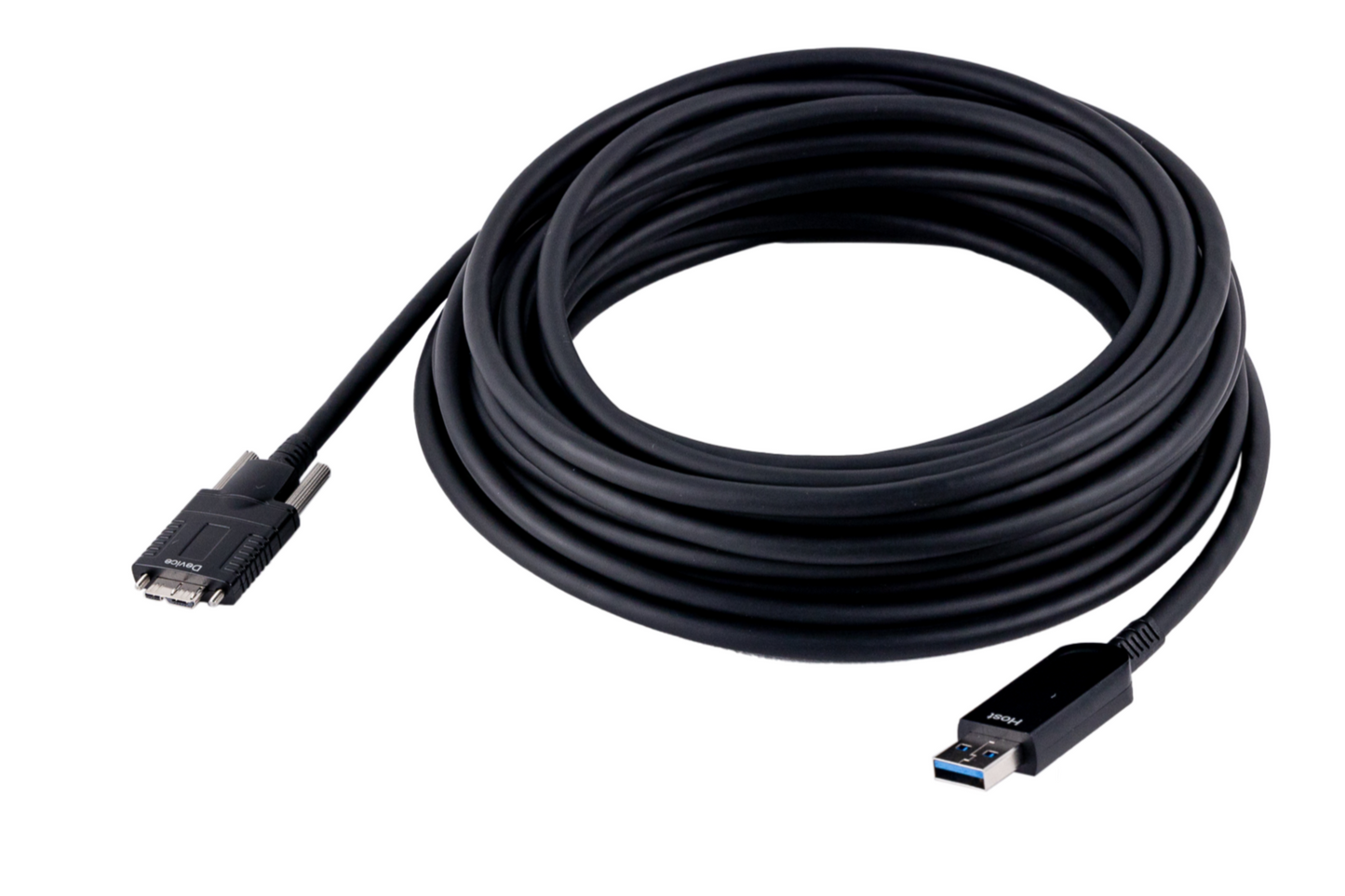 USB3.2 AOC耐撓曲/Type-A to Micro-B帶鎖