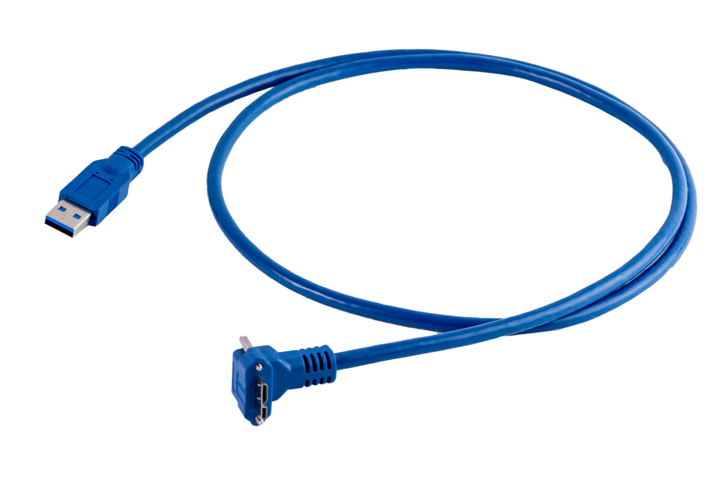 USB3.2/Type-A to Micro-B上轉角帶鎖