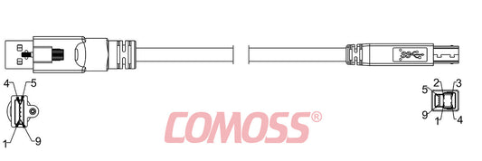 USB3C-ATS/1-B/1-_M-HF(Black,OD7.0)
