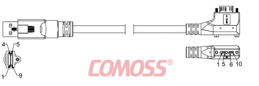 USB3C-ATS/1-CR2S/LA-_M-HF(Black,OD7.0)