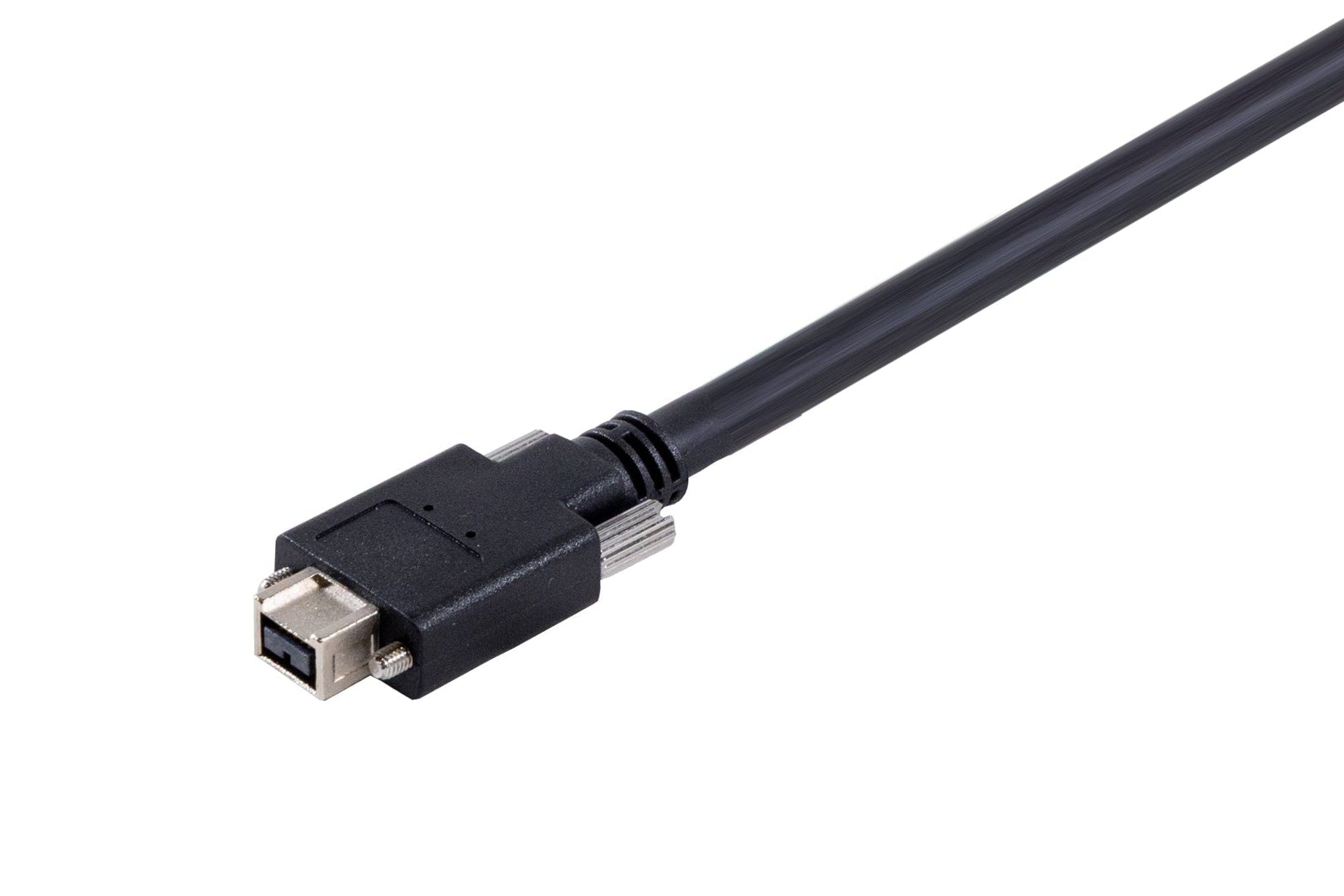1394b/ 9Pin to 9Pin Beta plug with screw (one-sided) – COMOSS ELECTRONICS