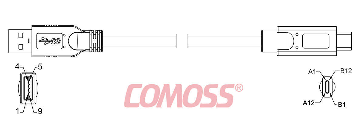 USB3C-A/1-TC/1-_M-HF(Black,OD7.0)