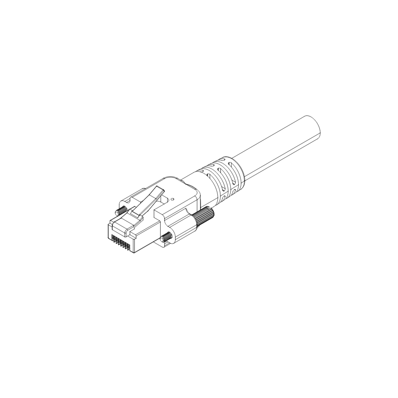 [Custom Cable]  Cat.6A/RJ45 to RJ45