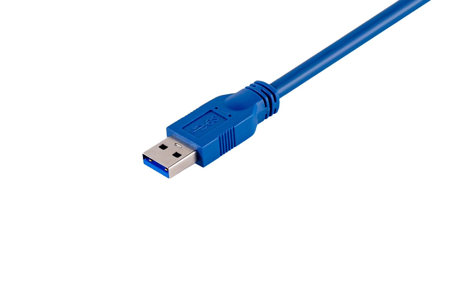 USB3.2/Type-A to Micro-B Down Angeled with Screwlock